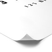 Modern Graduation Welcome Poster Minimal Line Art (Coin)