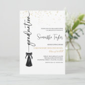 Modern Graduation with Photo Invitation (Debout devant)