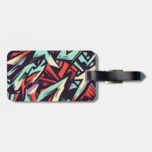 Modern Graffiti Bagagelabel (Achterkant horizontaal)