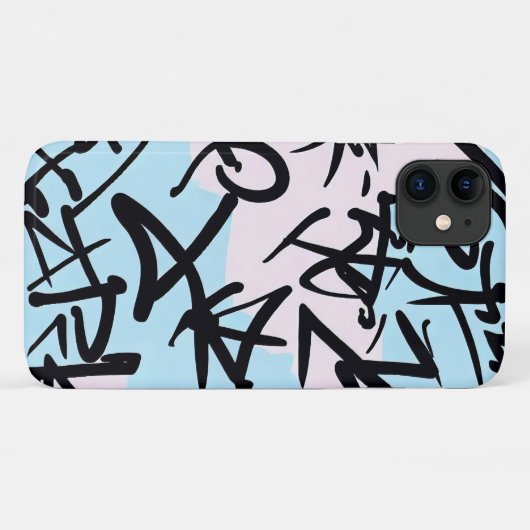 Modern Graffiti Case-Mate iPhone Case (Achterkant (horizontaal))