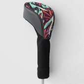 Modern Graffiti Golfheadcover (Schuin)