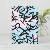 Modern Graffiti Kaart (Staand voorkant)