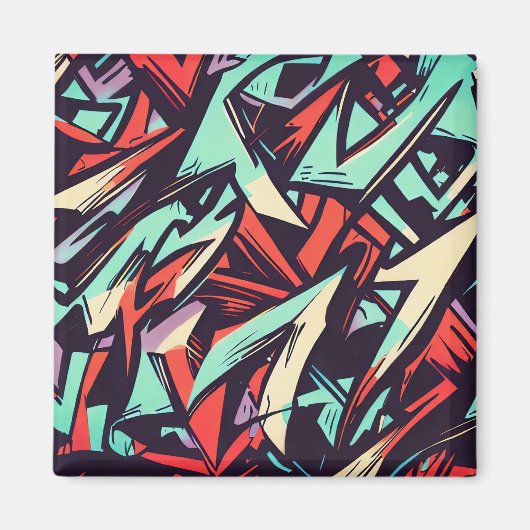 Modern Graffiti Magneet (Voorkant)