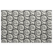 Modern Graffiti Monogram Spiral Patroon Stof (Fat Quarter)