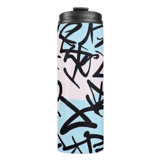 Modern Graffiti Thermosbeker (Voorkant)