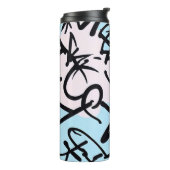 Modern Graffiti Thermosbeker (Gedraaid links)