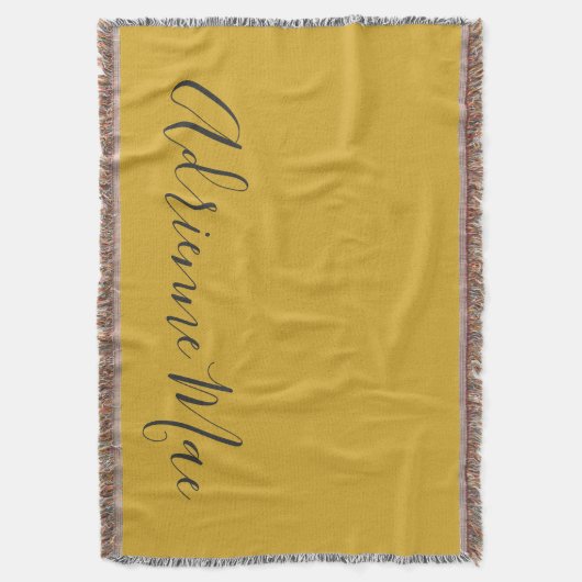 Modern grafisch aangepast goud & grijs deken (Voorkant Verticaal)