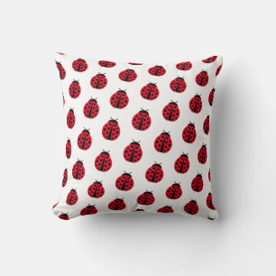 modern grafisch ladybug motief kussen