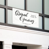 Modern Grand Opening Business Spandoek (Buitenkant Gebouw)
