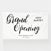 Modern Grand Opening Business Spandoek (Horizontaal)