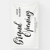 Modern Grand Opening Business Spandoek (Verticaal)
