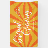 Modern Grand Opening Business Spandoek (Verticaal)