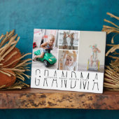 Modern Grandma Photo Collage Fotoplaat (Zijkant)