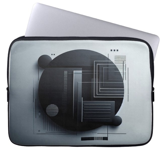 Modern Graphic Laptop Sleeve (Voorkant)