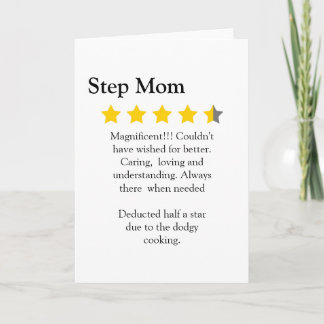 Modern, Grappig, 4,5 sterren stap Moeder review, Kaart