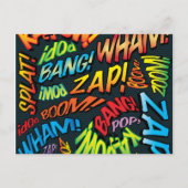 Modern grappig boek sparen de Datum Aankondigingskaart (Achterkant)