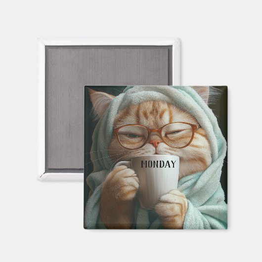 Modern grappig huisdier magneet (Voorkant / Achterkant)