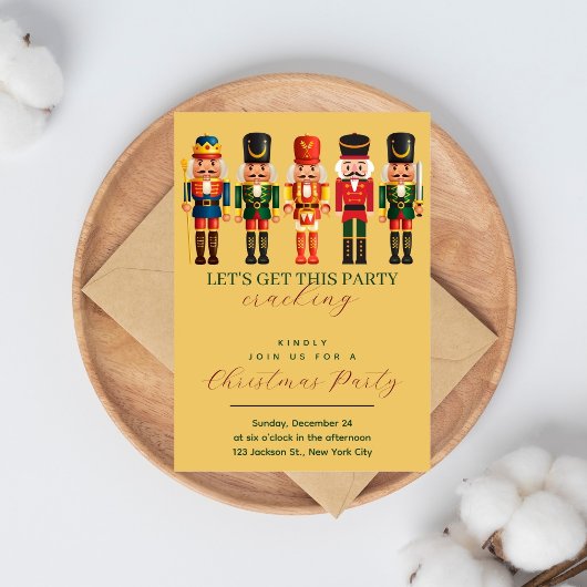 Modern Grappig Uniek Notenkraker Kerstfeest Kaart