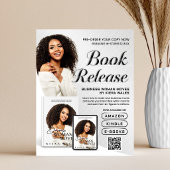 Modern Gray Author Flyer Book Launch Release