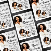 Modern Gray Author Flyer Book Launch Release