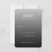 Modern Gray Gradient RSVP (Devant)