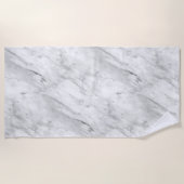 Modern Gray Marble Stone Strandlaken (Voorkant)