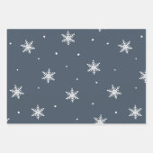 Modern Gray Neutral Scandinavian Pattern Inpakpapier Vel (Voorkant 2)