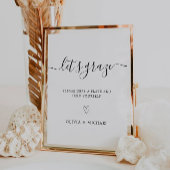 Modern Grazing Table Sign Charcuterie Buffet Sign Reclamebord Met Voetstuk