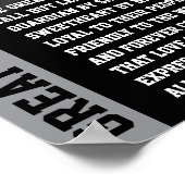 Modern Great Dane Poster green (Coin)