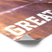 Modern Great Dane Poster groen (Hoek)