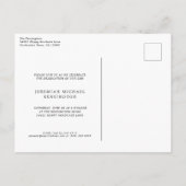 Modern Green and Gold Arch Photo Afstuderen Aankondigingskaart (Achterkant)