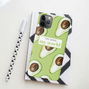 Modern Green Avocado Fun Quote iPhone 11Pro Max Hoesje