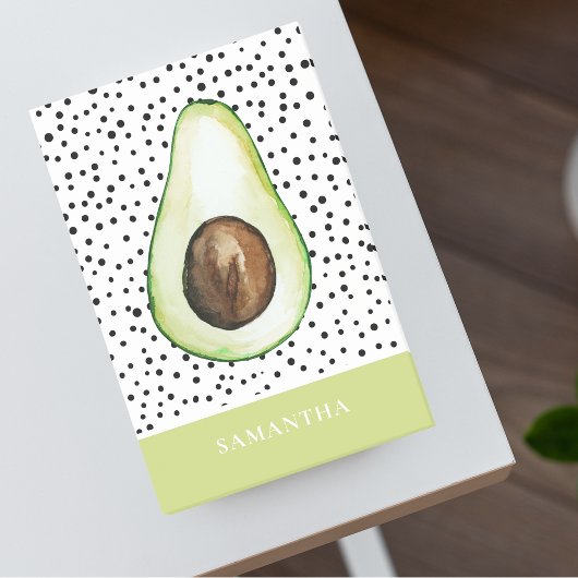 Modern Green Avocado Persoonlijke naam Post-it® Notes