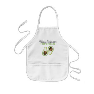 Modern Green Avocado Quote voor Avocado Lover Gift Kinder Schort