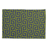 modern Green &blue Abstract pattern Kussensloop (Achterkant)