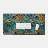 Modern Green Blue Camo Army Masculine Custom Name  (Clavier et souris)