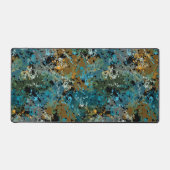 Modern Green Blue Camo Army Masculine Custom Name  (Recto)