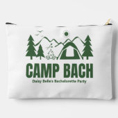 Modern Green Camp Bachelorette Weekend Etui (Achterkant)
