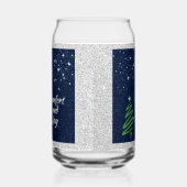 Modern Green Christmas Tree Festive Blikvorm Glas (Rechts)