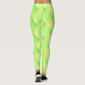 Modern Green Fade Abstract Leggings (Achterkant)