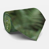 Modern Green Fern Stropdas (Opgerold)