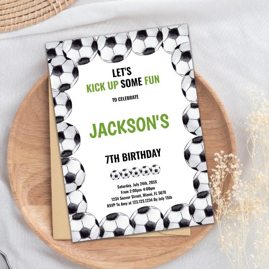 Modern Green Field Sports Thema voor kinderen Kaart