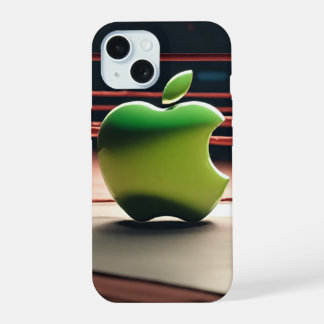 Modern Green Fruit Inspired iPhone 15 Pro Case | S Hoesje