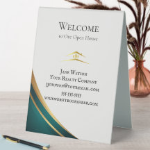 Modern Green & Golden Real Estate