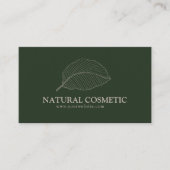 Modern Green Logo Visitekaartje (Voorkant)