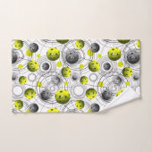 Modern Green Pickelball Sweat Towel Handdoek (Handdoek)