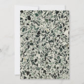 Modern Green Terrazzo Kaart (Voorkant)