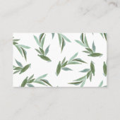 Modern Greenery Flat Place Card Plaatskaartje (Achterkant)