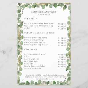 Modern, Greenery Flyer