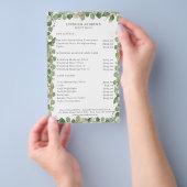 Modern, Greenery Flyer (Hand)